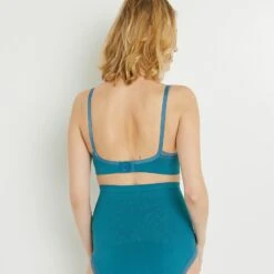 BRASSIERE ALLAITEMENT COTON BLEU -sous-vêtement boutique 11031501 D