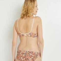 SOUTIEN-GORGE EMBOITANT GROSSESSE IVOIRE/BLEU -sous-vêtement boutique 11031700 D