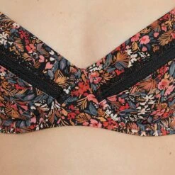 SOUTIEN-GORGE EMBOITANT GROSSESSE NOIR/BLEU -sous-vêtement boutique 11031701 Z