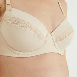 SOUTIEN-GORGE EMBOITANT GROSSESSE CHAMPAGNE -sous-vêtement boutique 11031702 Z