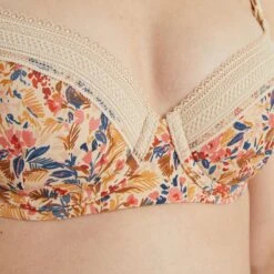 SOUTIEN-GORGE AMPLI ALLAITEMENT IVOIRE/BLEU -sous-vêtement boutique 11031800 Z