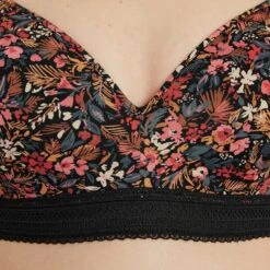 SOUTIEN-GORGE ALLAITEMENT NOIR/BLEU -sous-vêtement boutique 11031901 Z