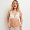 SOUTIEN-GORGE AMPLI FOULARD ECRU -sous-vêtement boutique 11145700 F