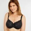 SOUTIEN-GORGE GRANDS BONNETS NOIR -sous-vêtement boutique 11186001 F gt