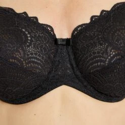 SOUTIEN-GORGE GRANDS BONNETS NOIR -sous-vêtement boutique 11186001 Z gt