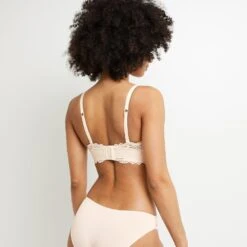 SOUTIEN-GORGE SANS ARMATURES ECRU -sous-vêtement boutique 11186802 D