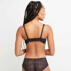 SOUTIEN-GORGE PUSH NOIR -sous-vêtement boutique 11193701 D
