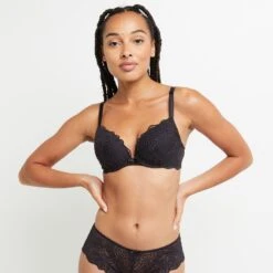 SOUTIEN-GORGE PUSH NOIR