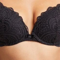 SOUTIEN-GORGE PUSH NOIR -sous-vêtement boutique 11193701 Z