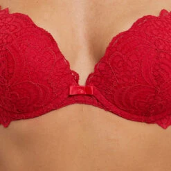SOUTIEN-GORGE PUSH ROUGE -sous-vêtement boutique 11193704 Z