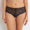 SHORTY STRING DENTELLE NOIR -sous-vêtement boutique 11193800 F