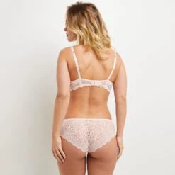 SHORTY DENTELLE POUDRE -sous-vêtement boutique 11193902 Z