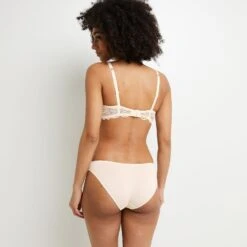 CULOTTE MICRO DENTELLE ECRU -sous-vêtement boutique 11194100 Z