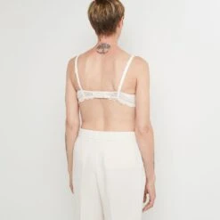 SOUTIEN-GORGE FOULARD POST-OP ECRU -sous-vêtement boutique 11212201 D