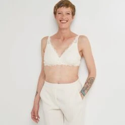sous-vêtement boutique 54 SOUTIEN-GORGE FOULARD POST-OP ECRU