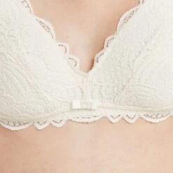 SOUTIEN-GORGE FOULARD POST-OP ECRU -sous-vêtement boutique 11212201 Z
