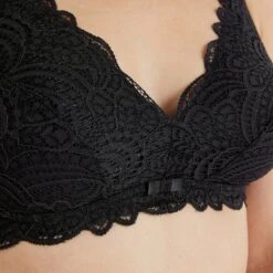 SOUTIEN-GORGE FOULARD POST-OP NOIR -sous-vêtement boutique 11212202 Z