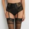 SERRE-TAILLE DENTELLE NOIR