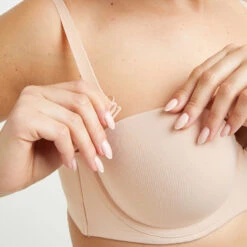 SOUTIEN-GORGE AMPLI BANDEAU NATUREL -sous-vêtement boutique 11257400 Z