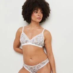 SOUTIEN-GORGE SANS ARMATURES MULTICO BLANC