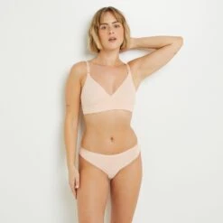 STRING MICROFIBRE RECYCLEE NATUREL -sous-vêtement boutique 11276200 D