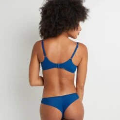 SOUTIEN-GORGE AMPLI EMBOITANT BLEU -sous-vêtement boutique 11286105 D