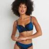 SOUTIEN-GORGE AMPLI EMBOITANT BLEU 2 SOUTIEN-GORGE AMPLI EMBOITANT BLEU -sous-vêtement boutique 11286105 F