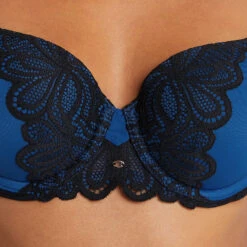 SOUTIEN-GORGE AMPLI EMBOITANT BLEU -sous-vêtement boutique 11286105 Z