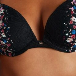 SOUTIEN-GORGE PUSH UP NOIR/ROSE -sous-vêtement boutique 11286202 Z