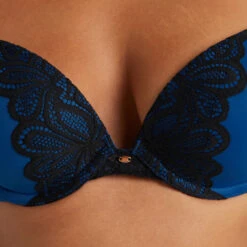 SOUTIEN-GORGE PUSH UP BLEU -sous-vêtement boutique 11286203 Z