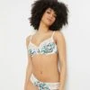 SOUTIEN-GORGE EMBOITANT BLANC/VERT -sous-vêtement boutique 11286306 F