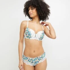 SHORTY MICROFIBRE BLANC/VERT 7 SHORTY MICROFIBRE BLANC/VERT -sous-vêtement boutique 11286606 D