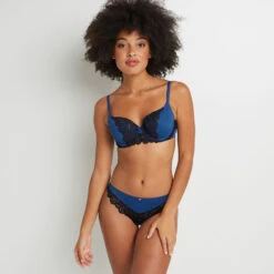 TANGA BLEU -sous-vêtement boutique 11286805 D