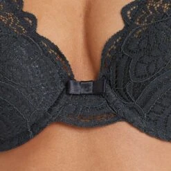 SOUTIEN-GORGE AMPLI FOULARD ANTHRACITE -sous-vêtement boutique 11290902 Z
