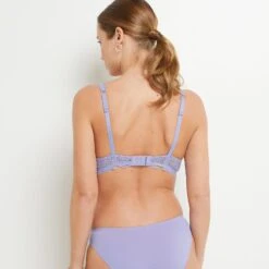 SOUTIEN-GORGE AMPLI FOULARD LILAS -sous-vêtement boutique 11290904 D