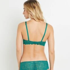 SOUTIEN-GORGE EMBOITANT VERT -sous-vêtement boutique 11291003 D