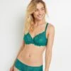 SOUTIEN-GORGE EMBOITANT VERT -sous-vêtement boutique 11291003 F