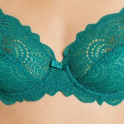 SOUTIEN-GORGE EMBOITANT VERT -sous-vêtement boutique 11291003 Z