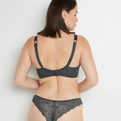 SOUTIEN-GORGE GRANDS BONNETS ANTHRACITE -sous-vêtement boutique 11291102 D