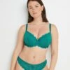 SOUTIEN-GORGE AMPLI EMBOITANT VERT -sous-vêtement boutique 11291203 F