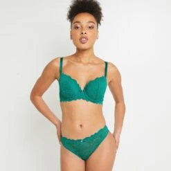 CULOTTE MICRO VERT -sous-vêtement boutique 11291403 D