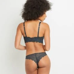 TANGA ANTHRACITE -sous-vêtement boutique 11291602 Z