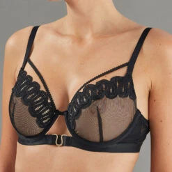SOUTIEN-GORGE EMBOITANT NOIR -sous-vêtement boutique 11297200 Z