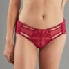 SHORTY DENTELLE BORDEAUX 1 SHORTY DENTELLE BORDEAUX -sous-vêtement boutique 11300400 F