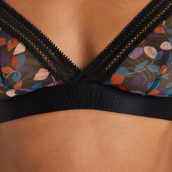 SOUTIEN-GORGE SANS ARMATURES NOIR/ROSE -sous-vêtement boutique 11302500 Z