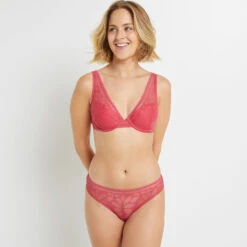 CULOTTE DENTELLE ROSE -sous-vêtement boutique 11303900 D
