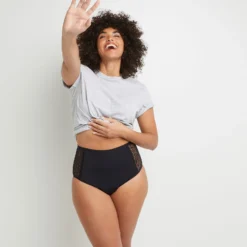 CULOTTE MENSTRUELLE FLUX ABONDANT NOIR 9 CULOTTE MENSTRUELLE FLUX ABONDANT NOIR -sous-vêtement boutique 11307400 D