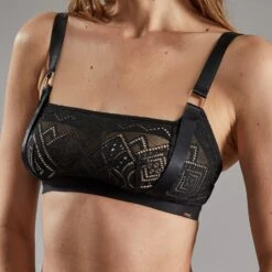 BRASSIERE DENTELLE NOIR -sous-vêtement boutique 11307500 Z
