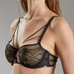 Calypso SOUTIEN-GORGE CORBEILLE MULTICO NOIR -sous-vêtement boutique 11308800 Z
