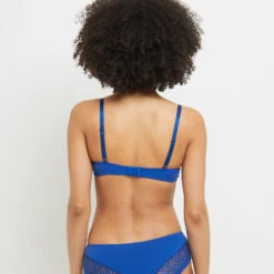 SOUTIEN-GORGE AMPLIFORME PLUNGE BLEU -sous-vêtement boutique 11311000 D